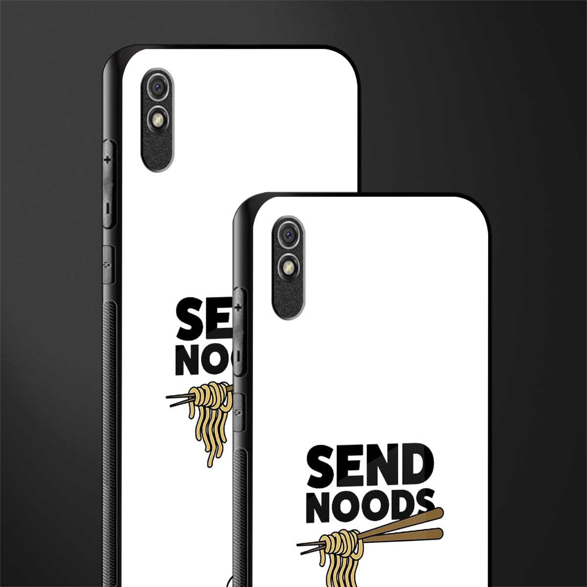 send noods glass case for redmi 9i image-2