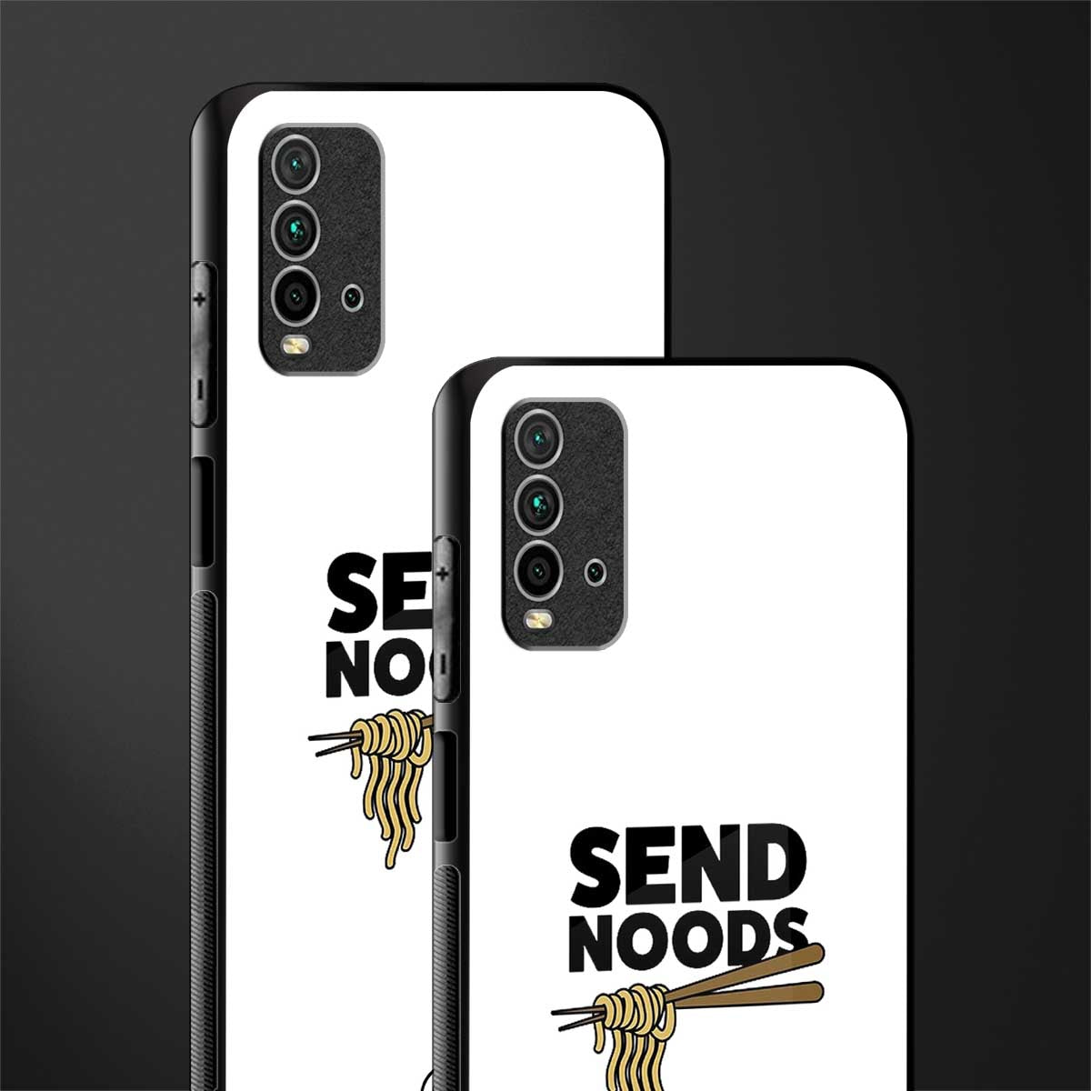 send noods glass case for redmi 9 power image-2