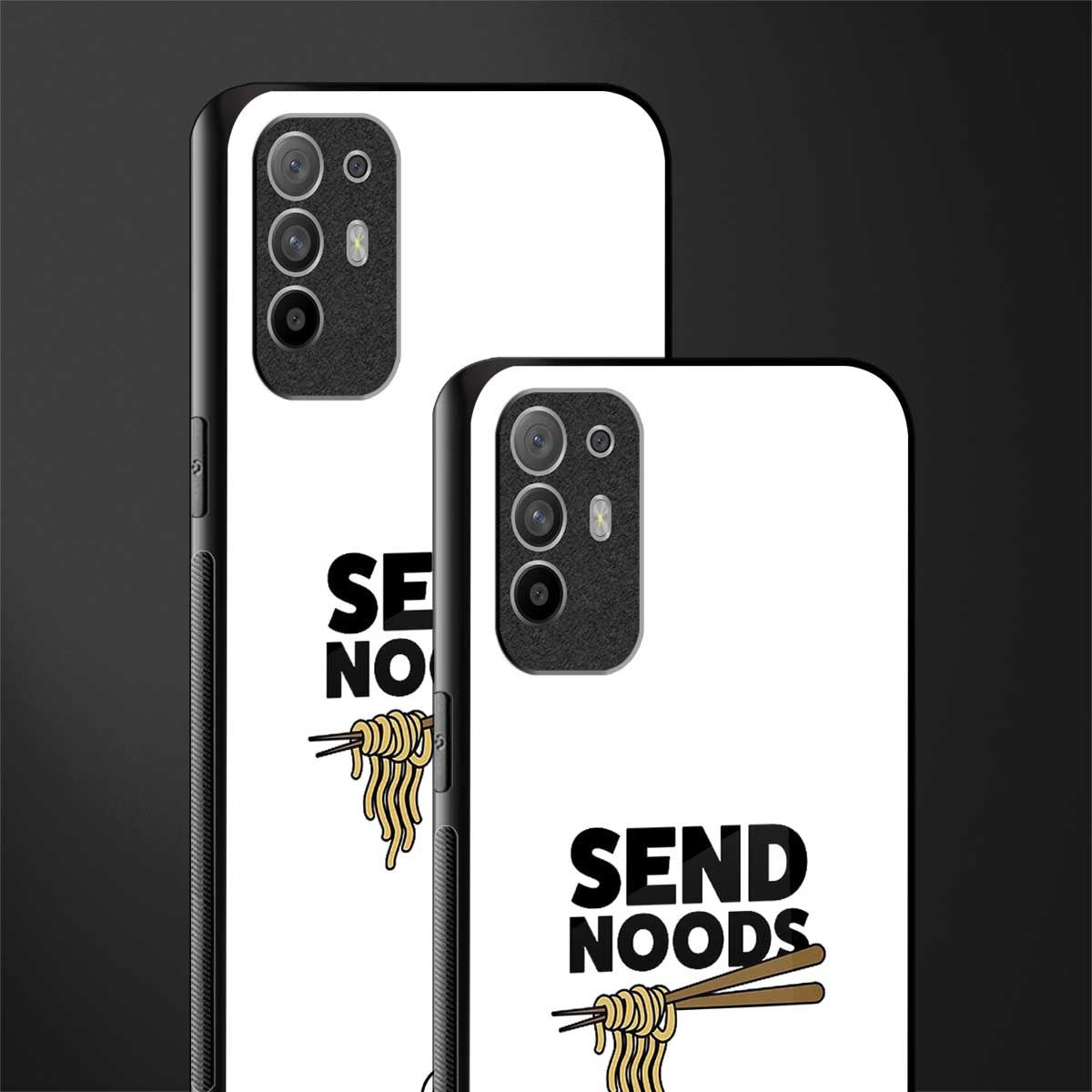 send noods glass case for oppo f19 pro plus image-2