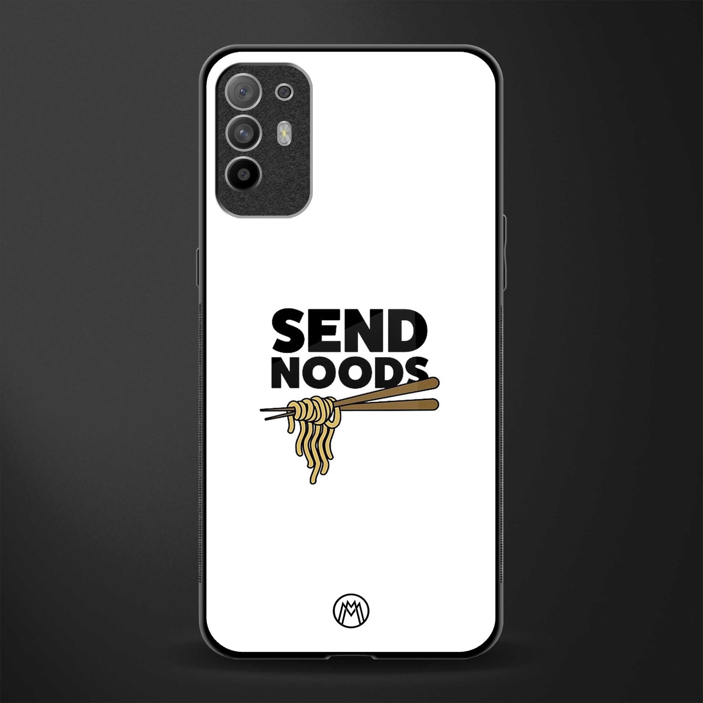 send noods glass case for oppo f19 pro plus image
