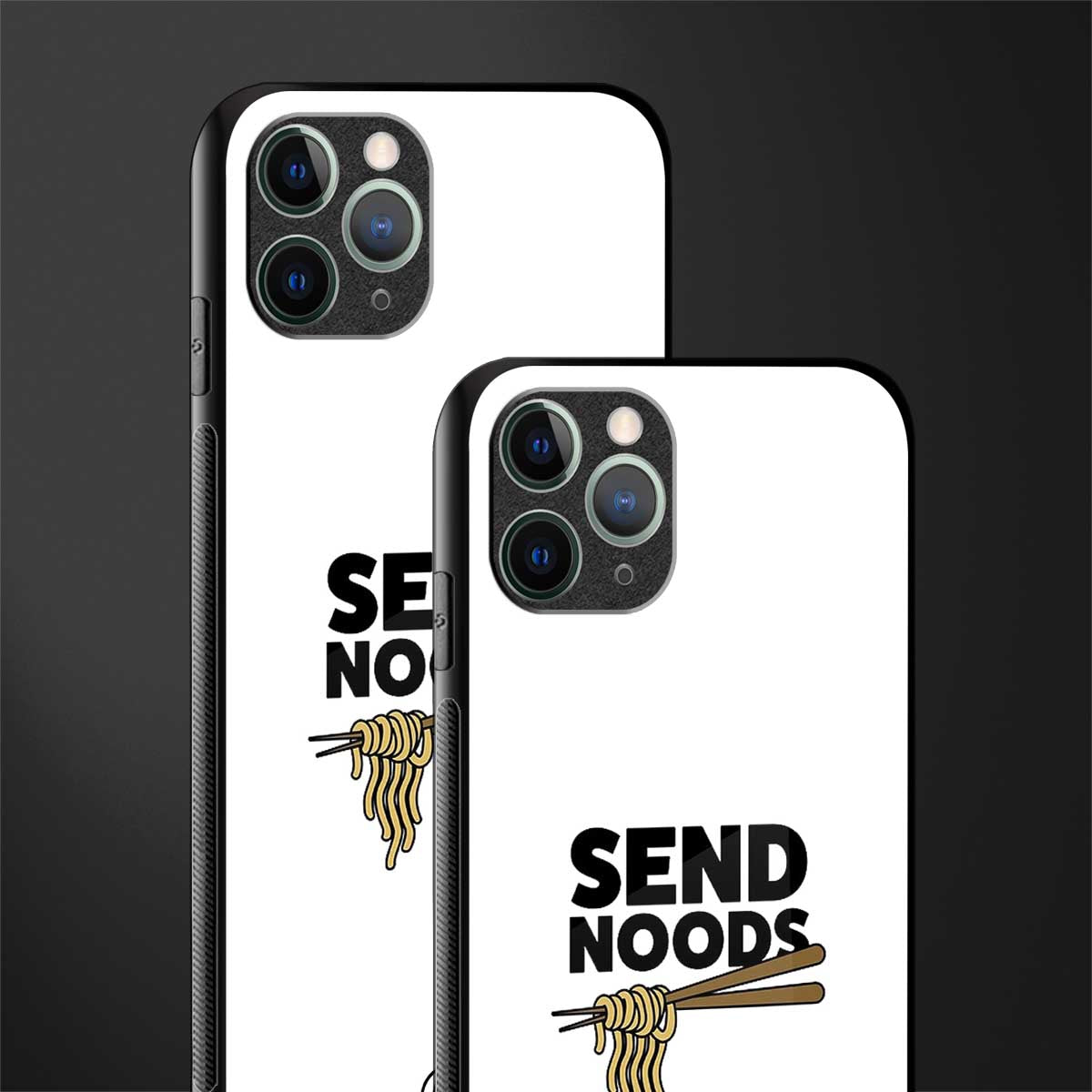 send noods glass case for iphone 11 pro image-2
