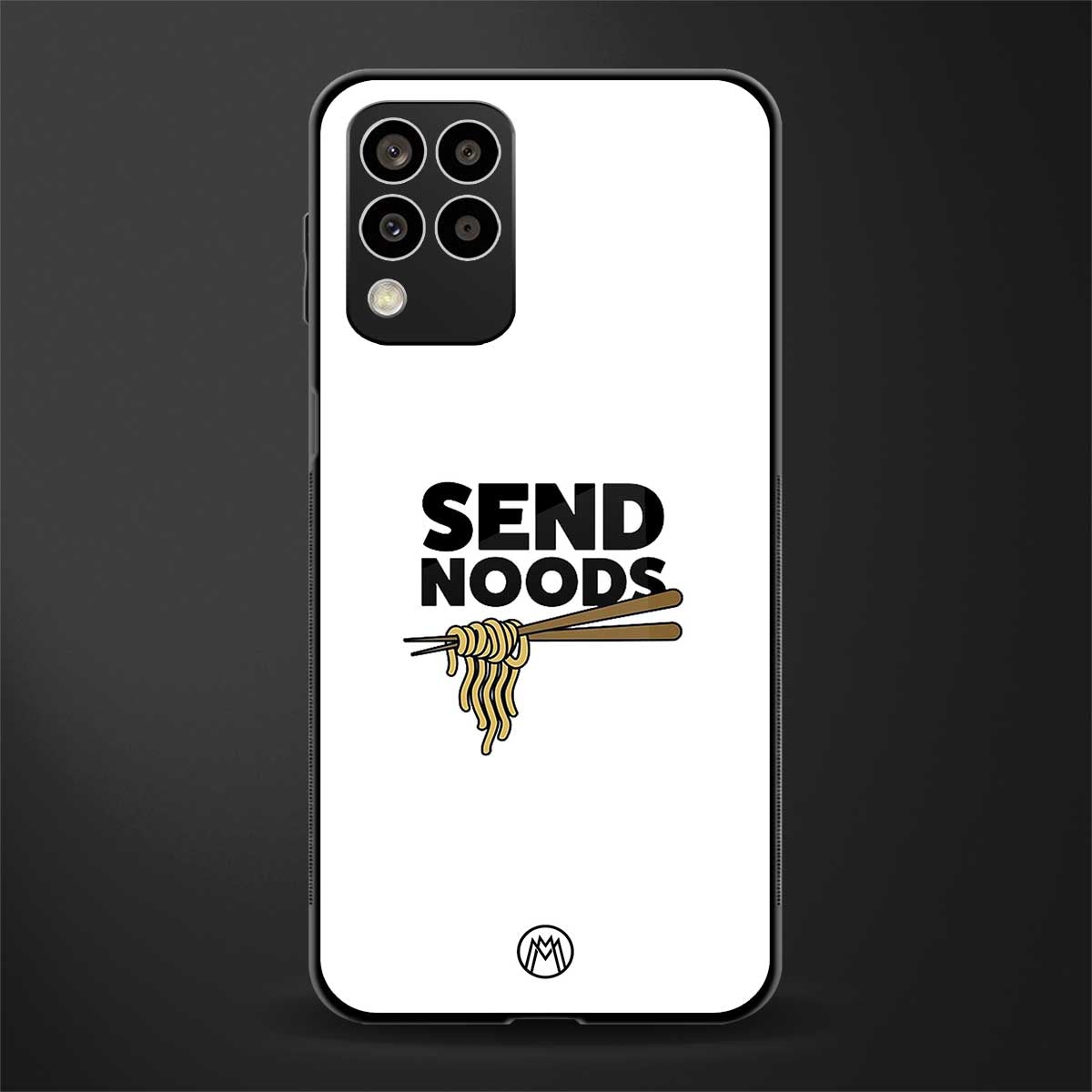 send noods back phone cover | glass case for samsung galaxy m33 5g