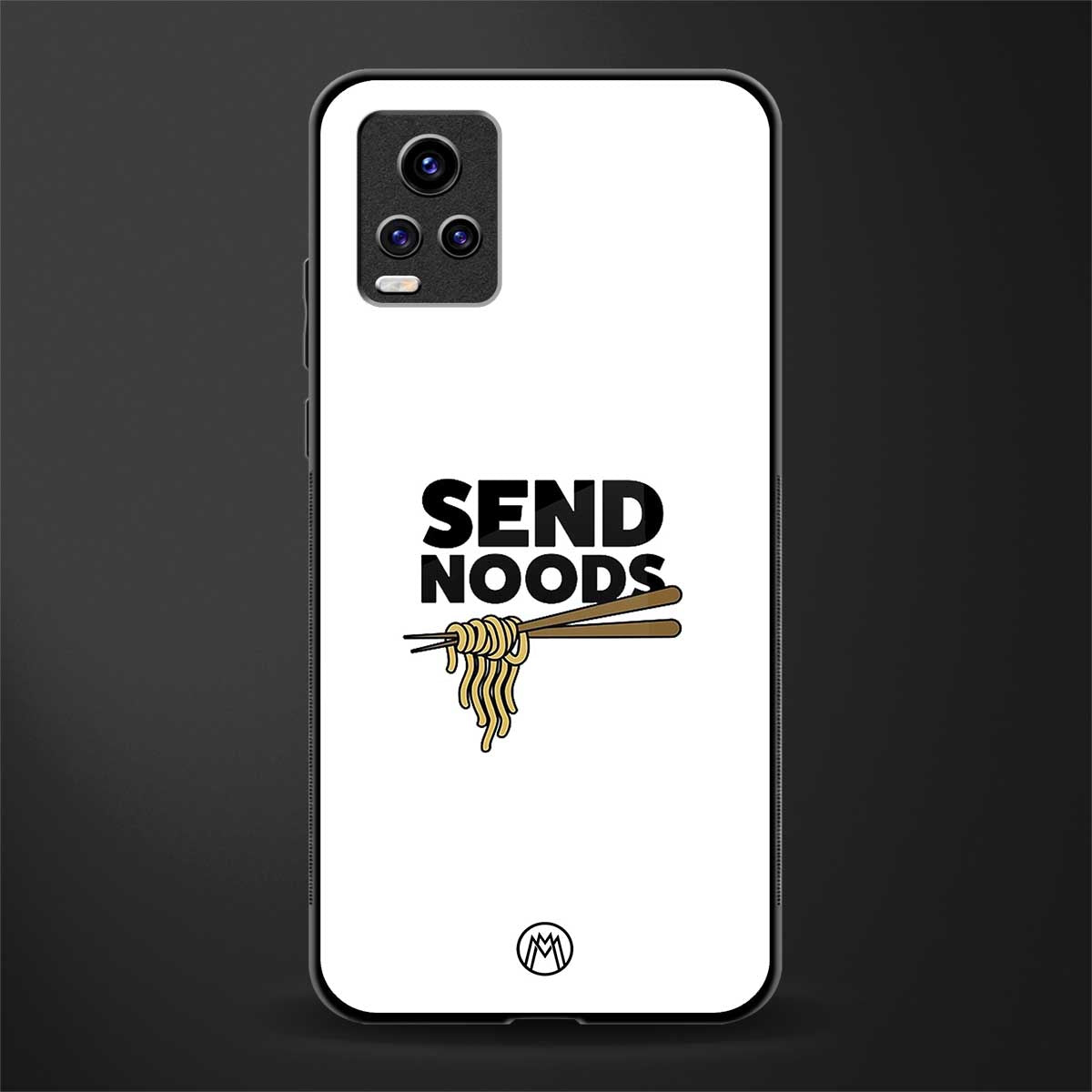 send noods back phone cover | glass case for vivo v21e 4g