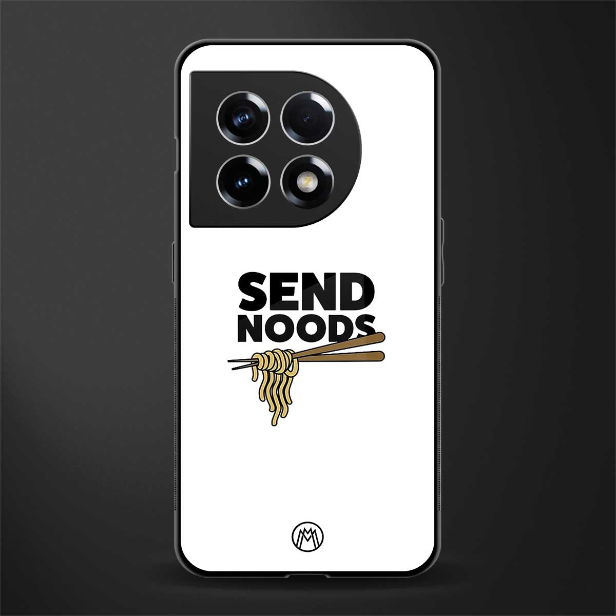 send noods back phone cover | glass case for oneplus 11