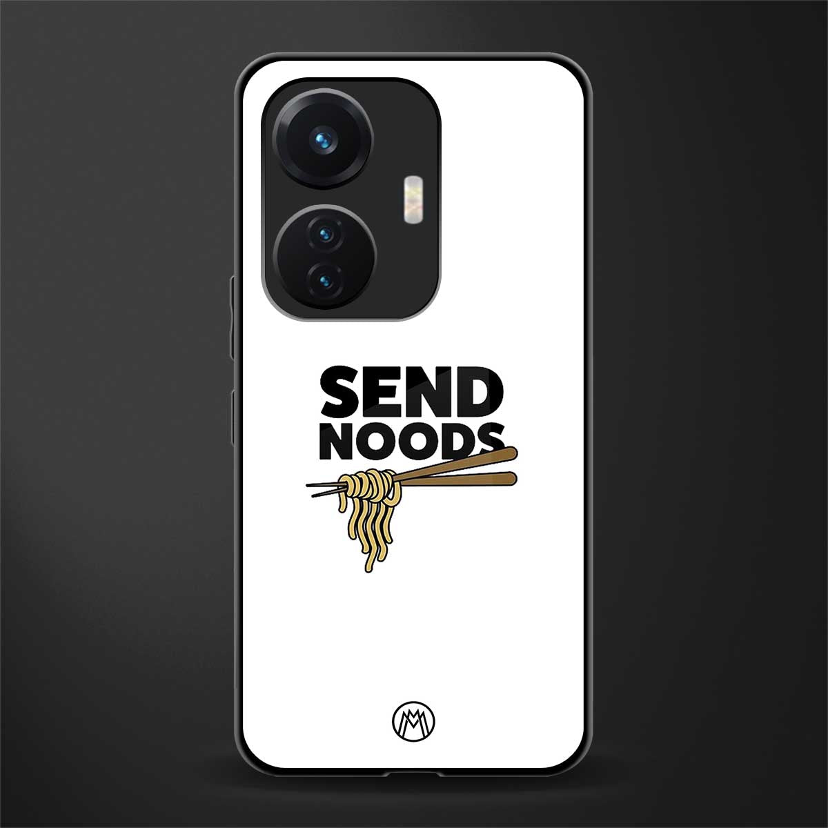 send noods back phone cover | glass case for vivo t1 44w 4g