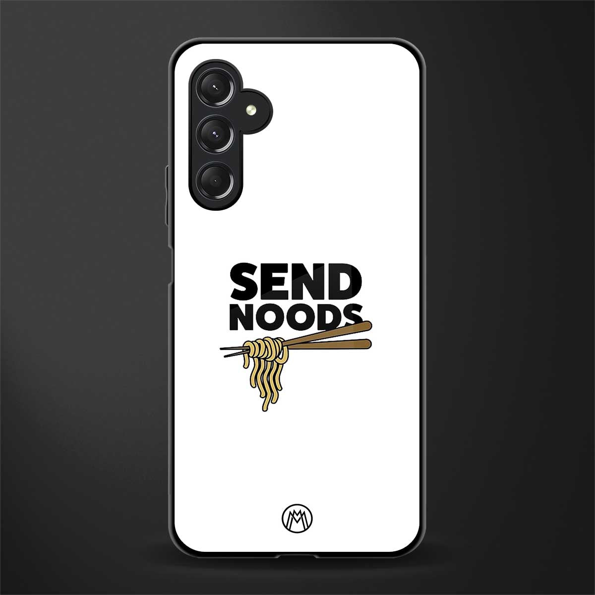 send noods back phone cover | glass case for samsun galaxy a24 4g