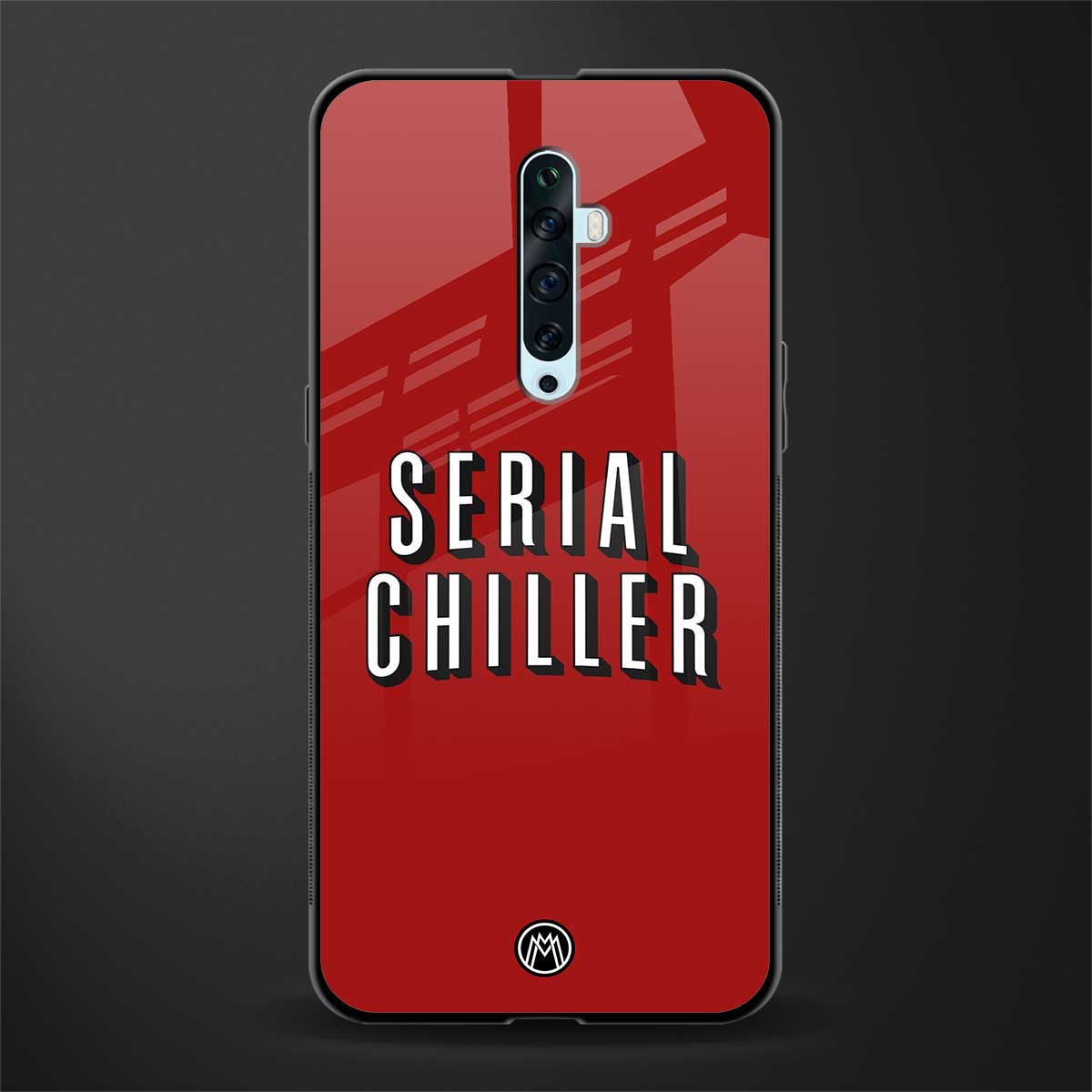 serial chiller netflix glass case for oppo reno 2f image