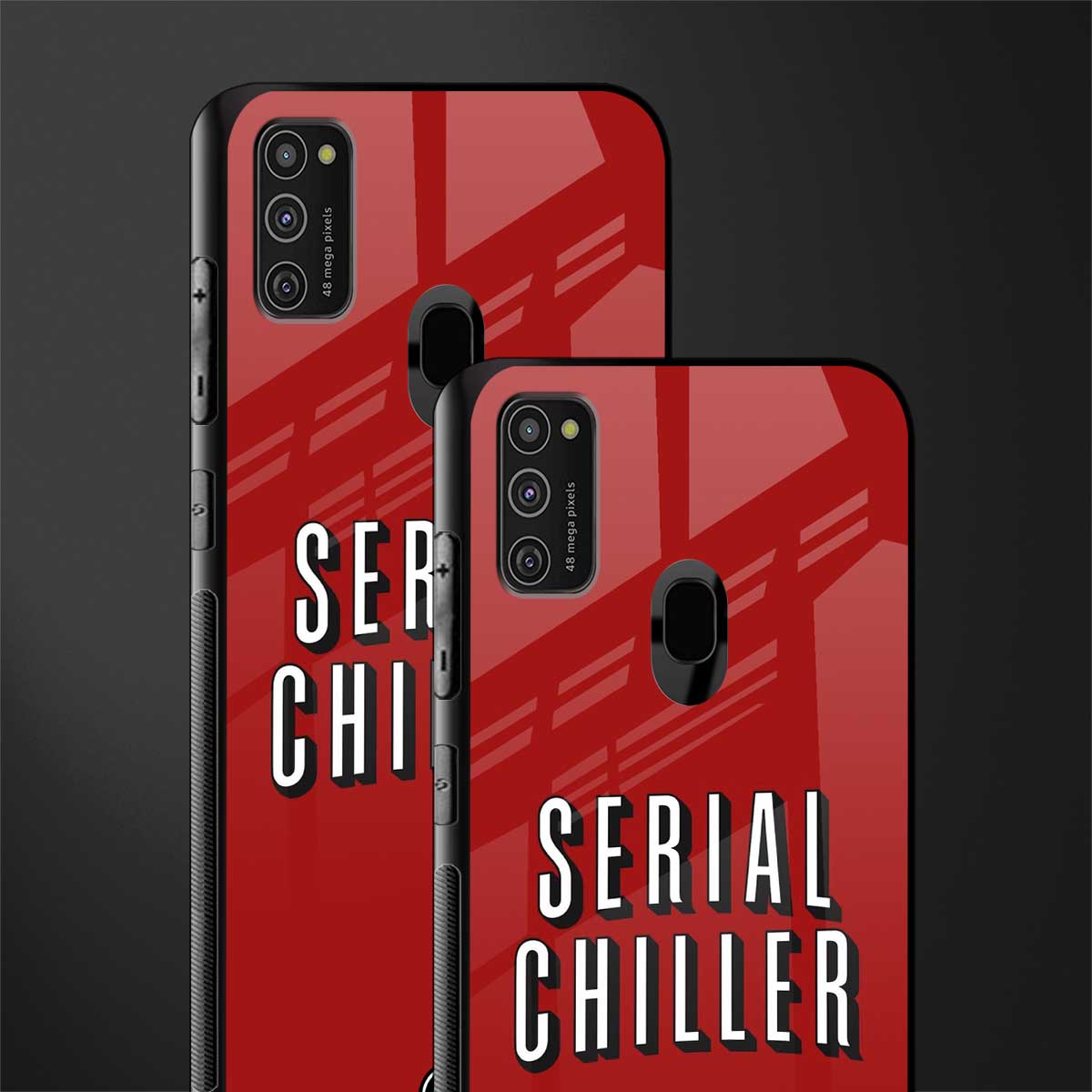 serial chiller netflix glass case for samsung galaxy m30s image-2