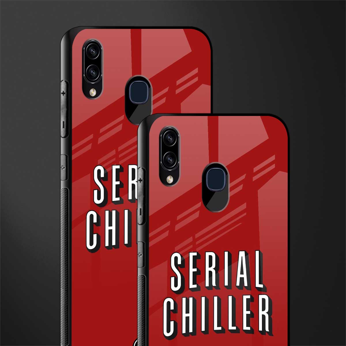 serial chiller netflix glass case for samsung galaxy a30 image-2