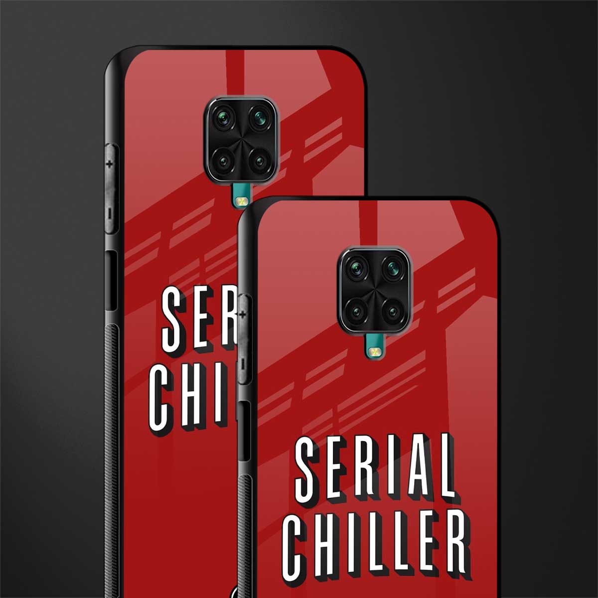 serial chiller netflix glass case for redmi note 9 pro max image-2