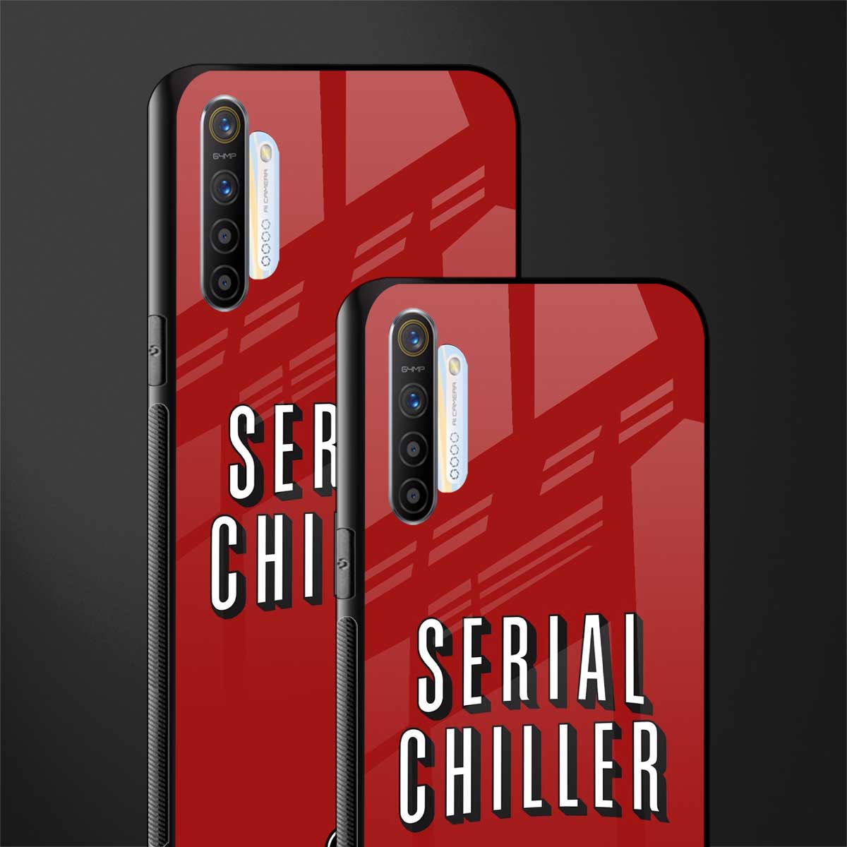 serial chiller netflix glass case for realme x2 image-2