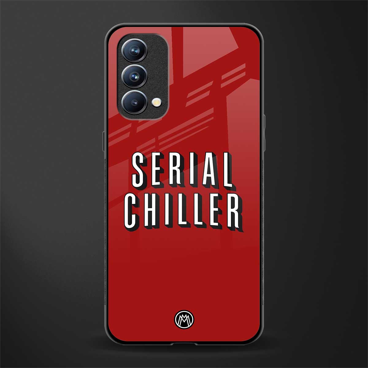 serial chiller netflix glass case for oppo f19s image