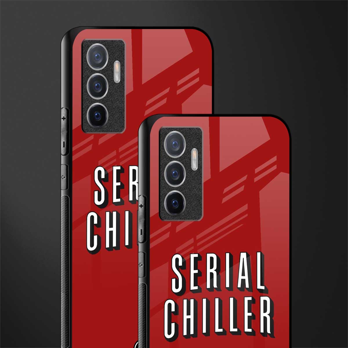 serial chiller netflix glass case for vivo v23e image-2