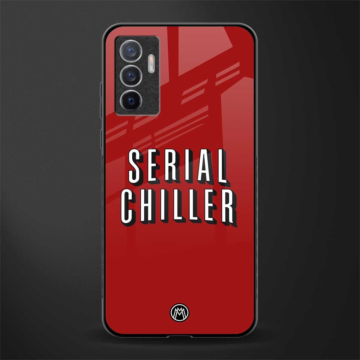 serial chiller netflix glass case for vivo v23e image