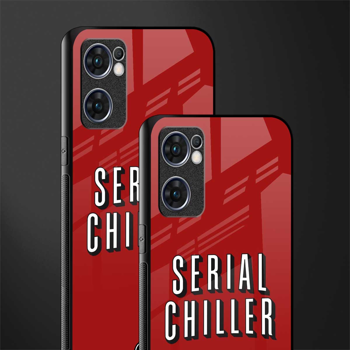 serial chiller netflix glass case for oppo reno7 5g image-2