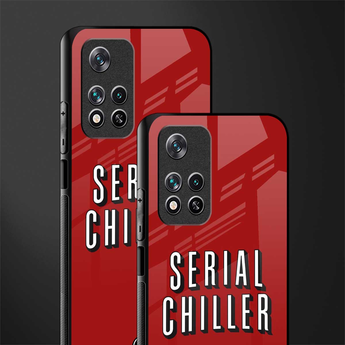 serial chiller netflix glass case for poco m4 pro 5g image-2