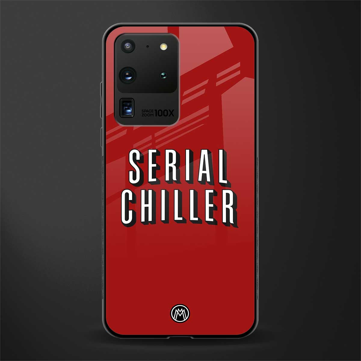 serial chiller netflix glass case for samsung galaxy s20 ultra image