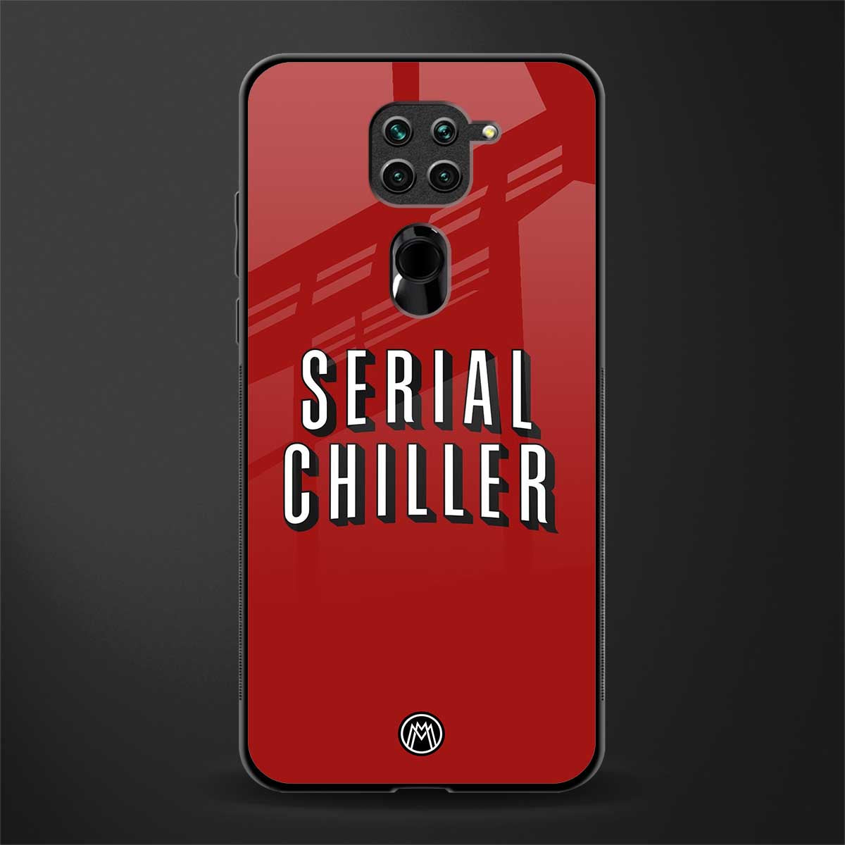 serial chiller netflix glass case for redmi note 9 image
