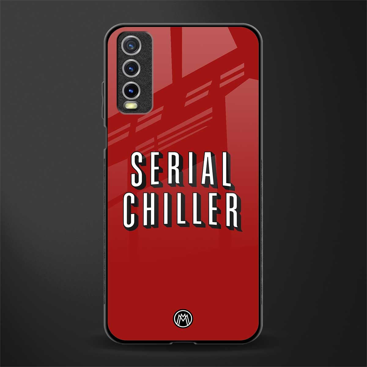 serial chiller netflix glass case for vivo y20svivo y20avivo y20g image