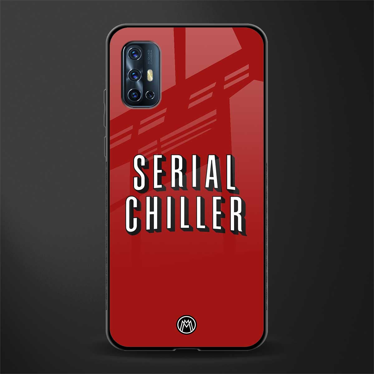 serial chiller netflix glass case for vivo v17 image