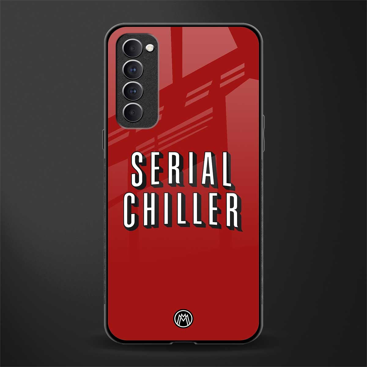 serial chiller netflix glass case for oppo reno 4 pro image