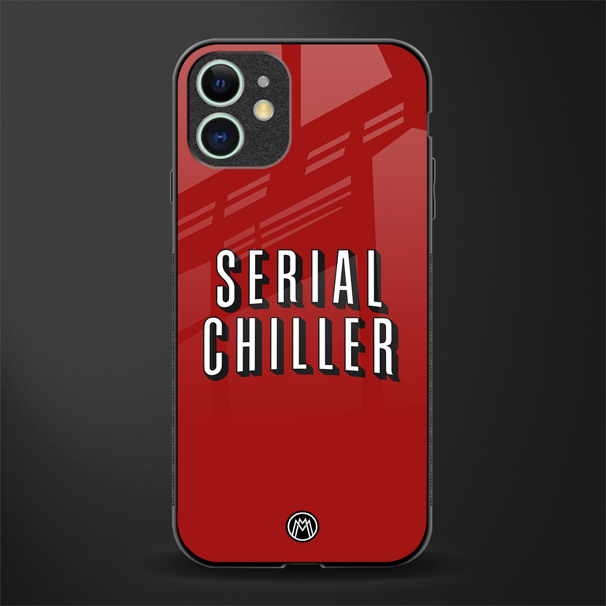 serial chiller netflix glass case for iphone 11 image
