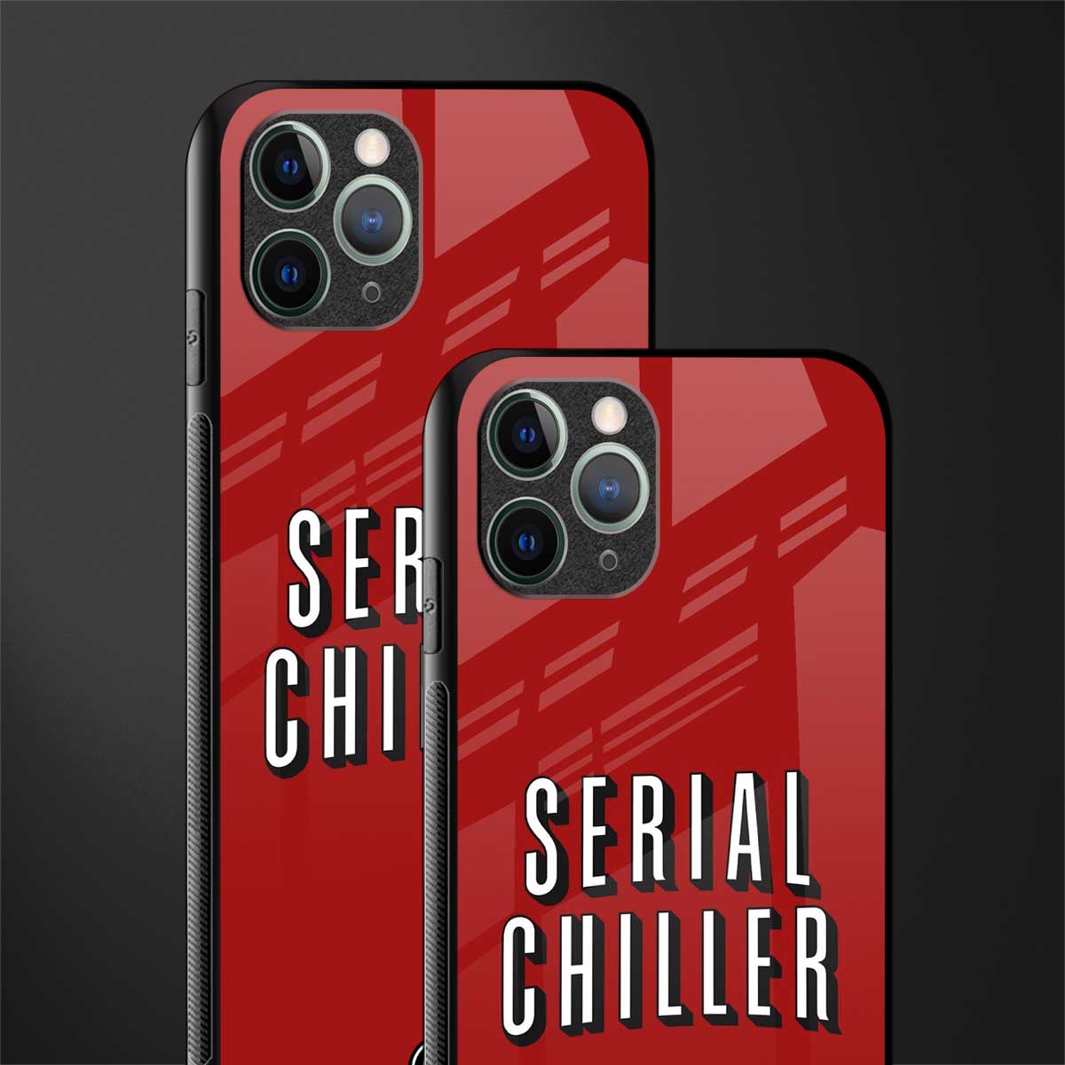 serial chiller netflix glass case for iphone 11 pro max image-2