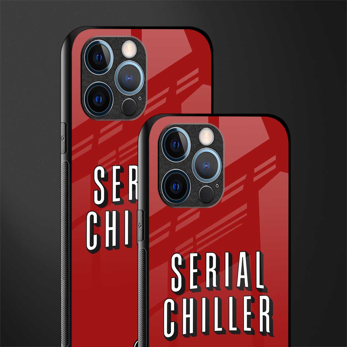 serial chiller netflix glass case for iphone 12 pro image-2