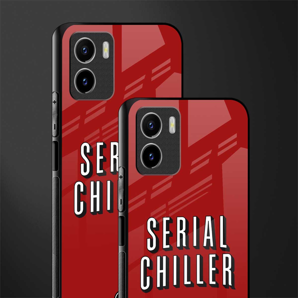 serial chiller netflix glass case for vivo y15s image-2