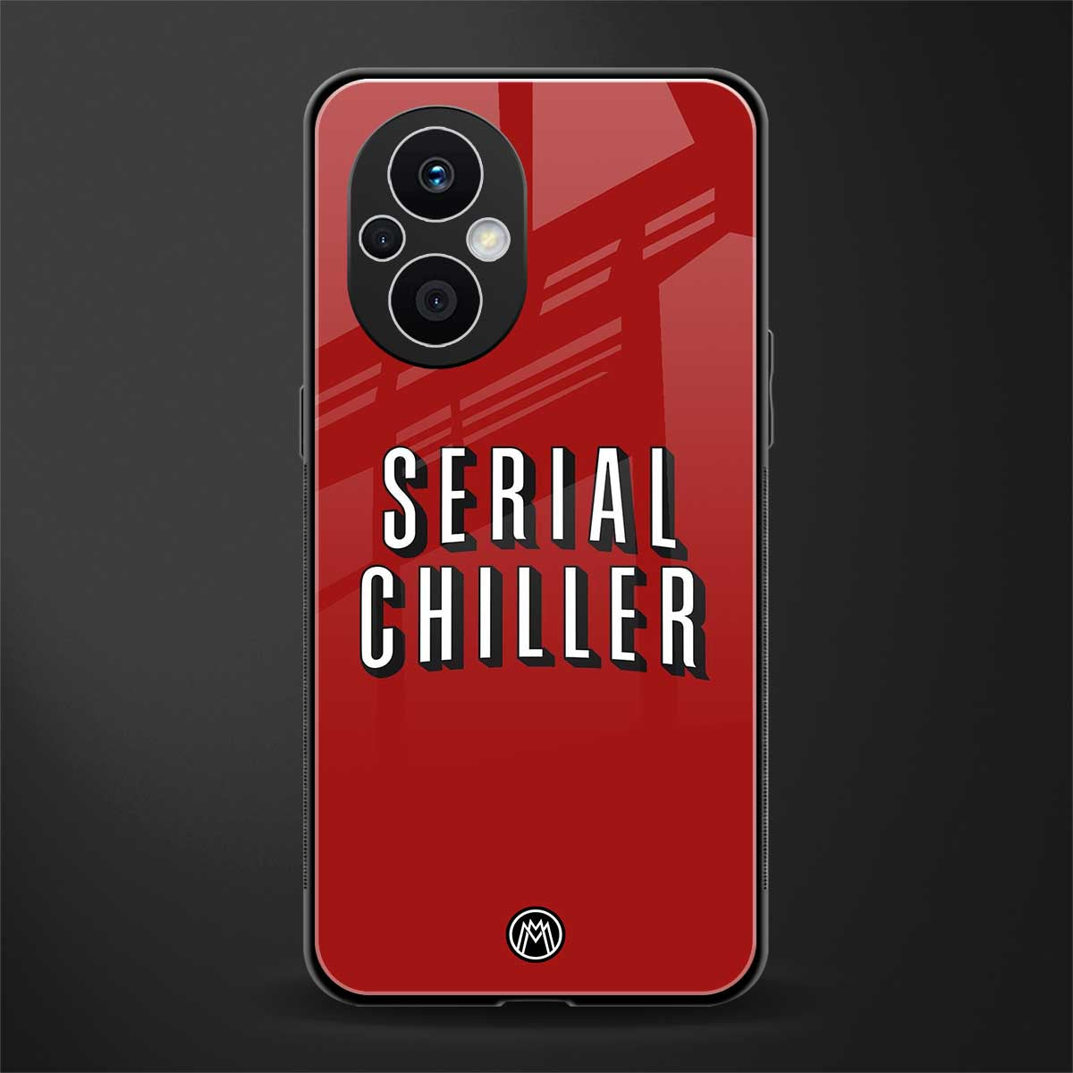 serial chiller netflix back phone cover | glass case for oppo f21 pro 5g