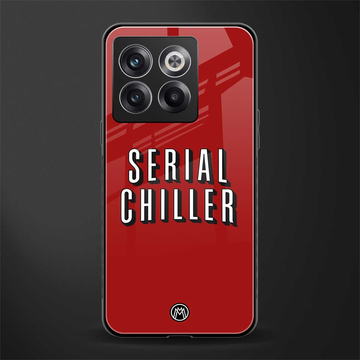 serial chiller netflix back phone cover | glass case for oneplus 10t