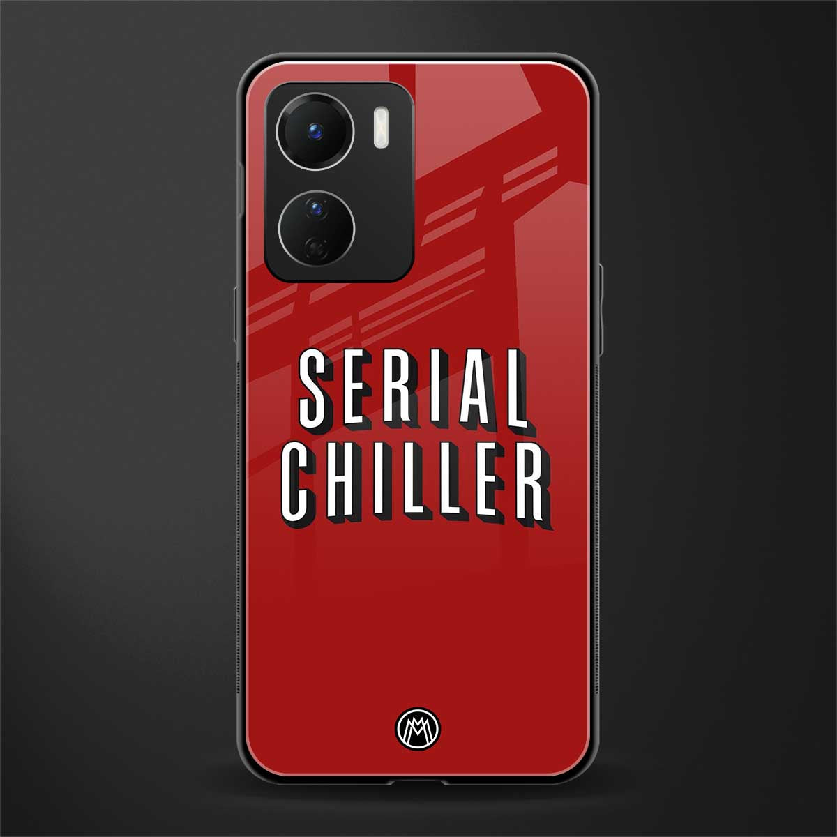 serial chiller netflix back phone cover | glass case for vivo y16