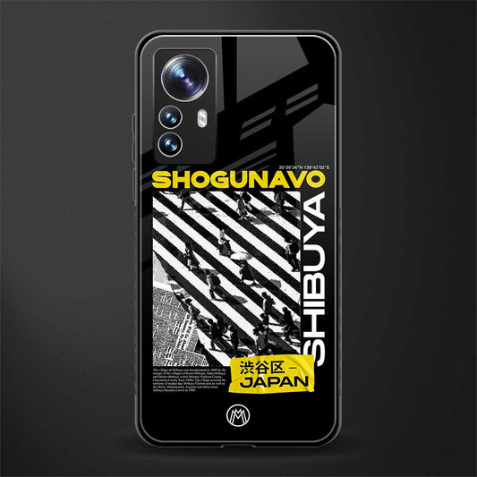 shogunavo shibuya back phone cover | glass case for xiaomi 12 pro