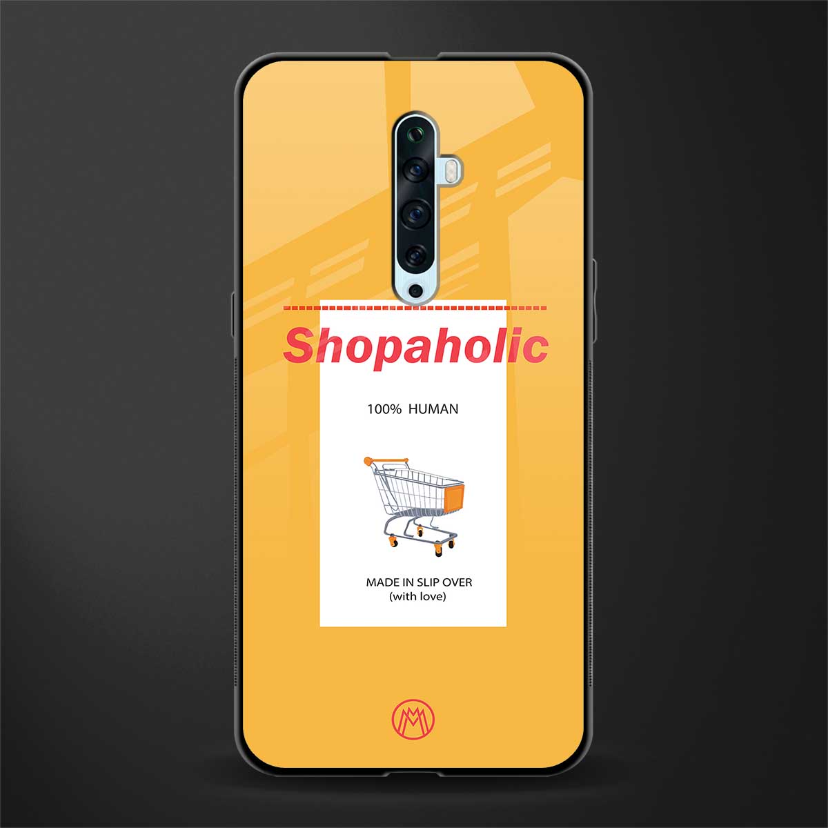 shopaholic glass case for oppo reno 2z image