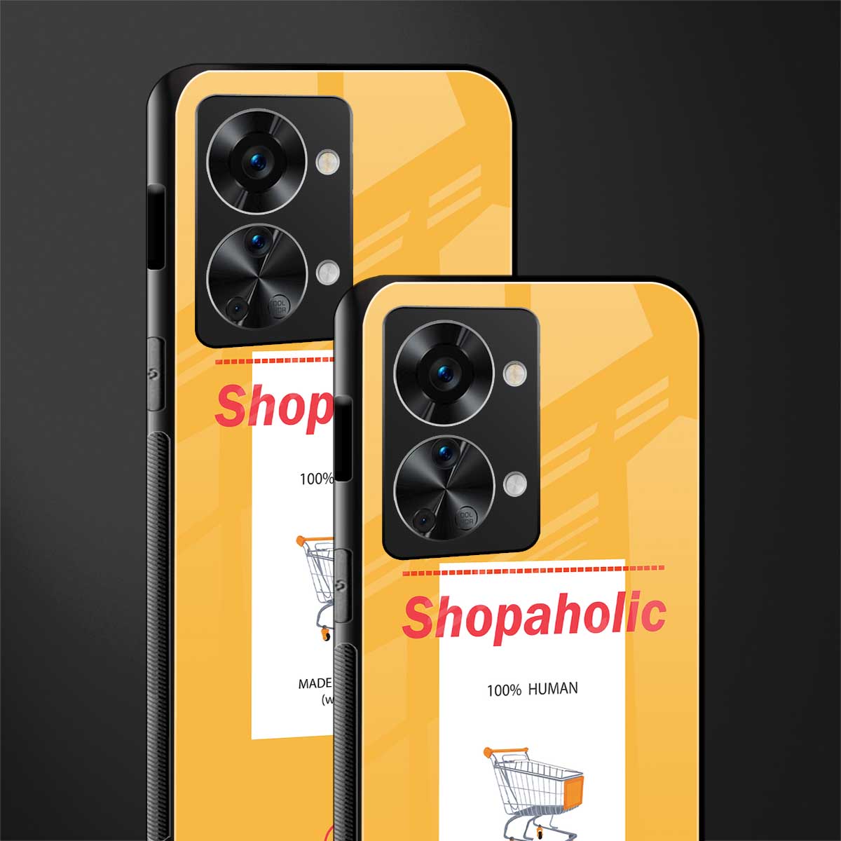 shopaholic glass case for phone case | glass case for oneplus nord 2t 5g