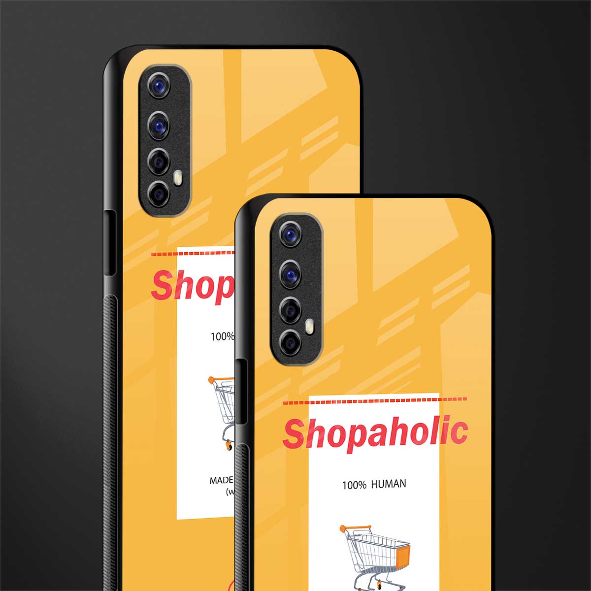 shopaholic glass case for realme 7 image-2