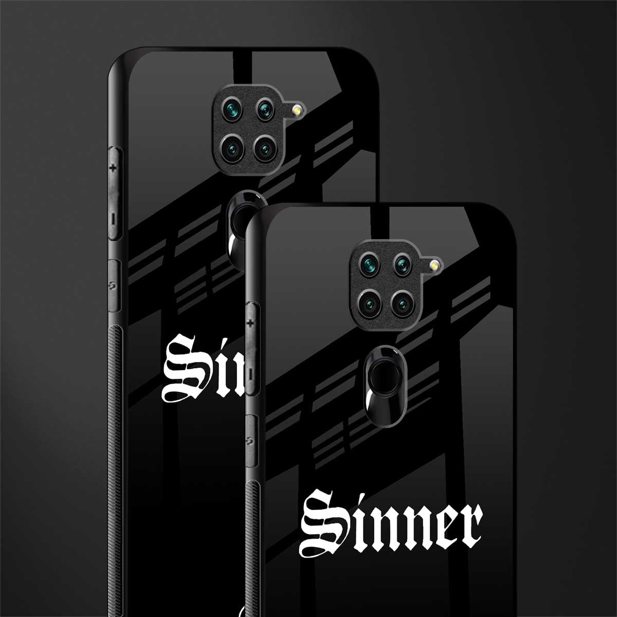 sinner glass case for redmi note 9 image-2