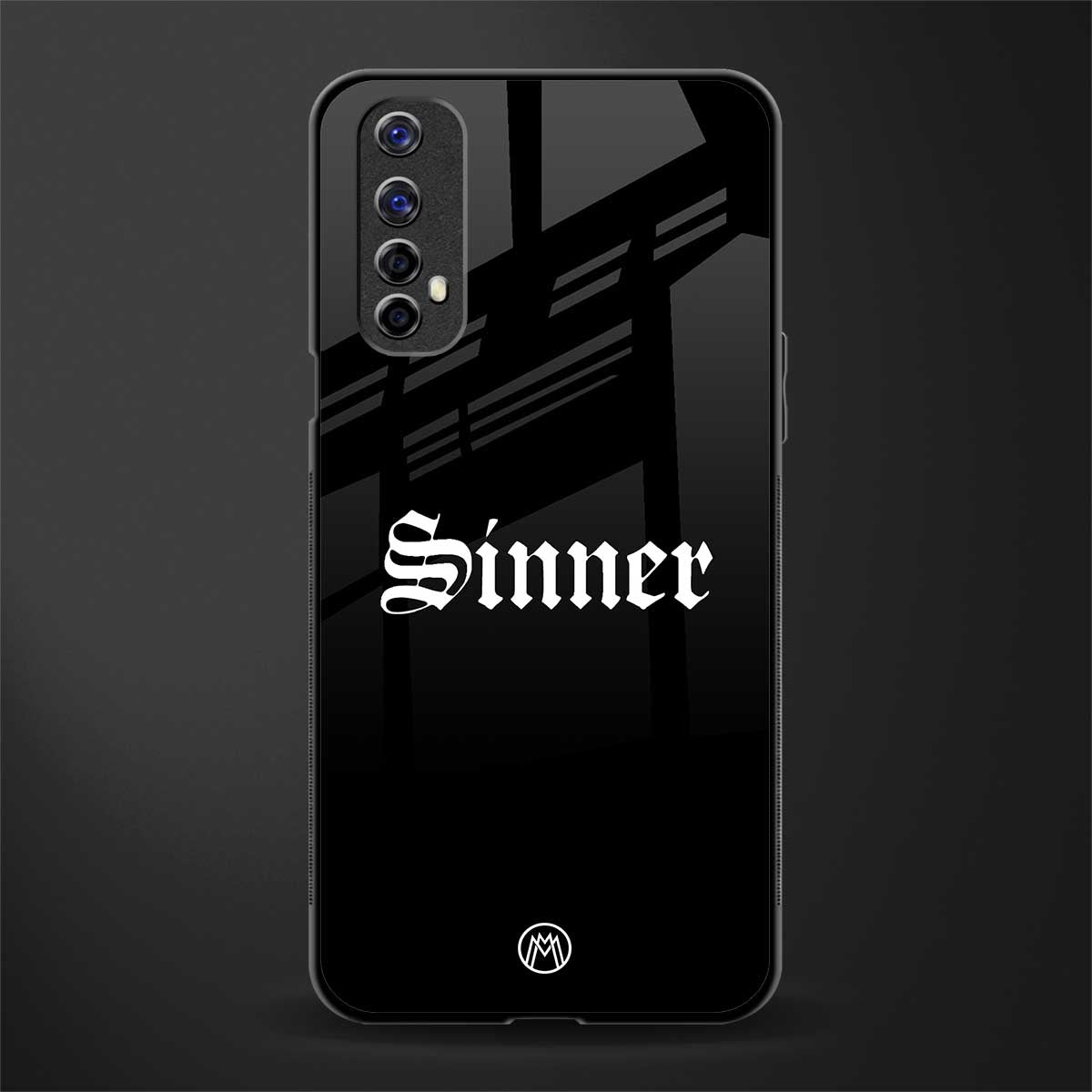 sinner glass case for realme 7 image