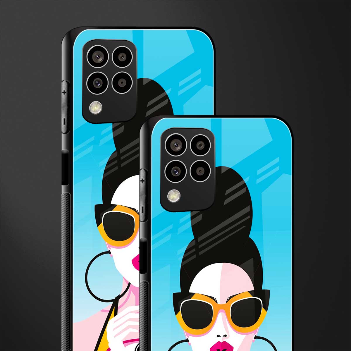 sippin queen back phone cover | glass case for samsung galaxy m33 5g