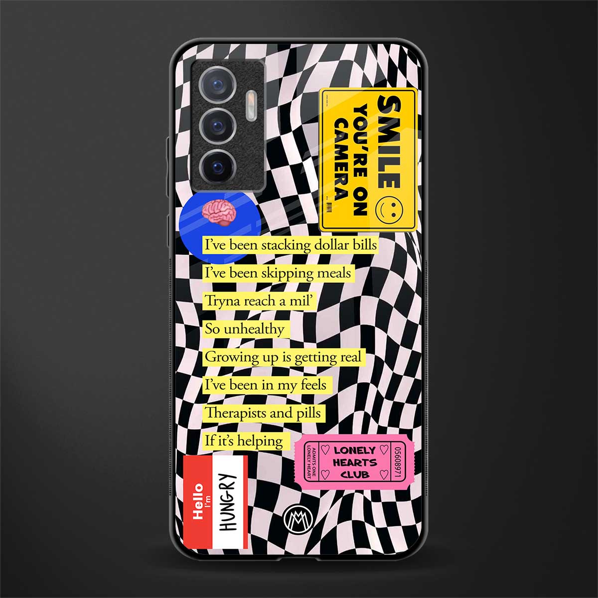 smile you're on camera glass case for vivo v23e image