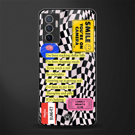 smile you're on camera glass case for vivo v23e image