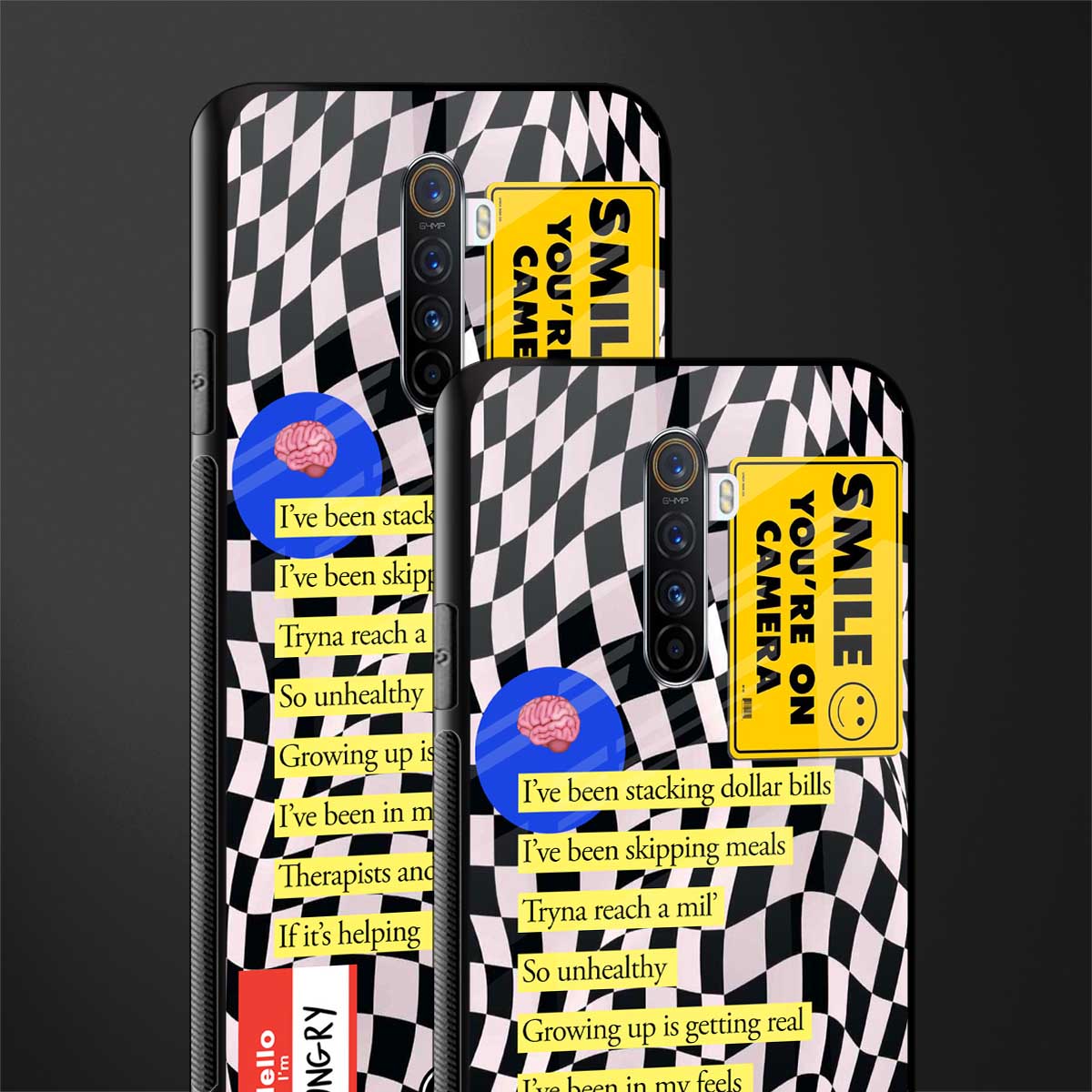 smile you're on camera glass case for realme x2 pro image-2