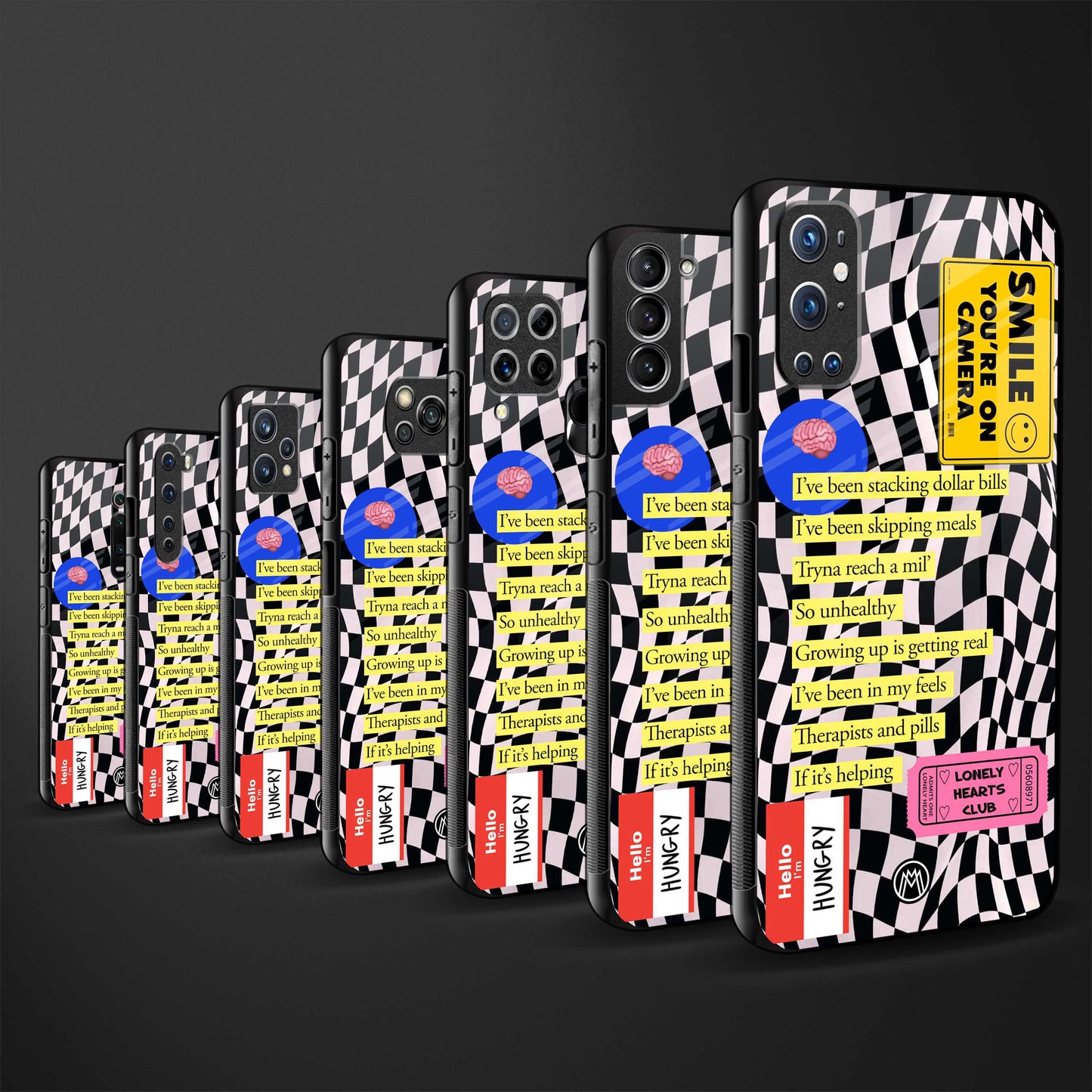 smile you're on camera back phone cover | glass case for realme narzo 50a