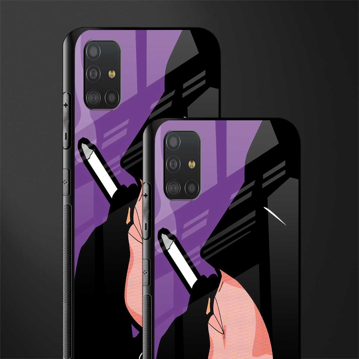 smoking batman glass case for samsung galaxy a51 image-2