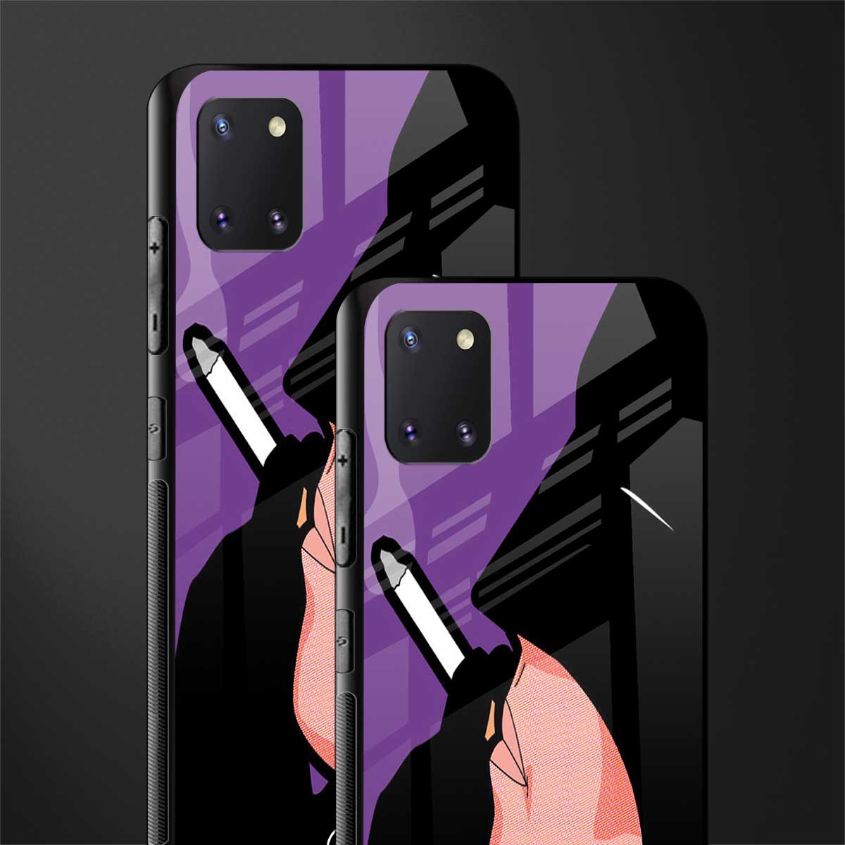 smoking batman glass case for samsung a81 image-2