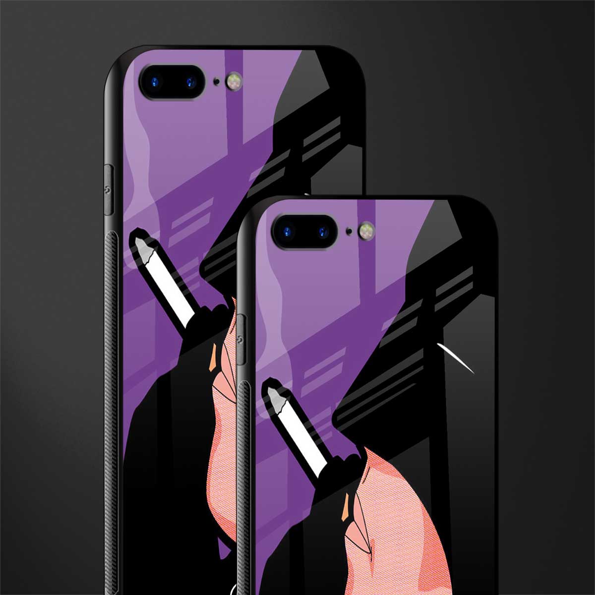smoking batman glass case for iphone 8 plus image-2