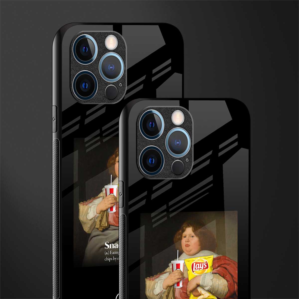 snaccident glass case for iphone 14 pro image-2