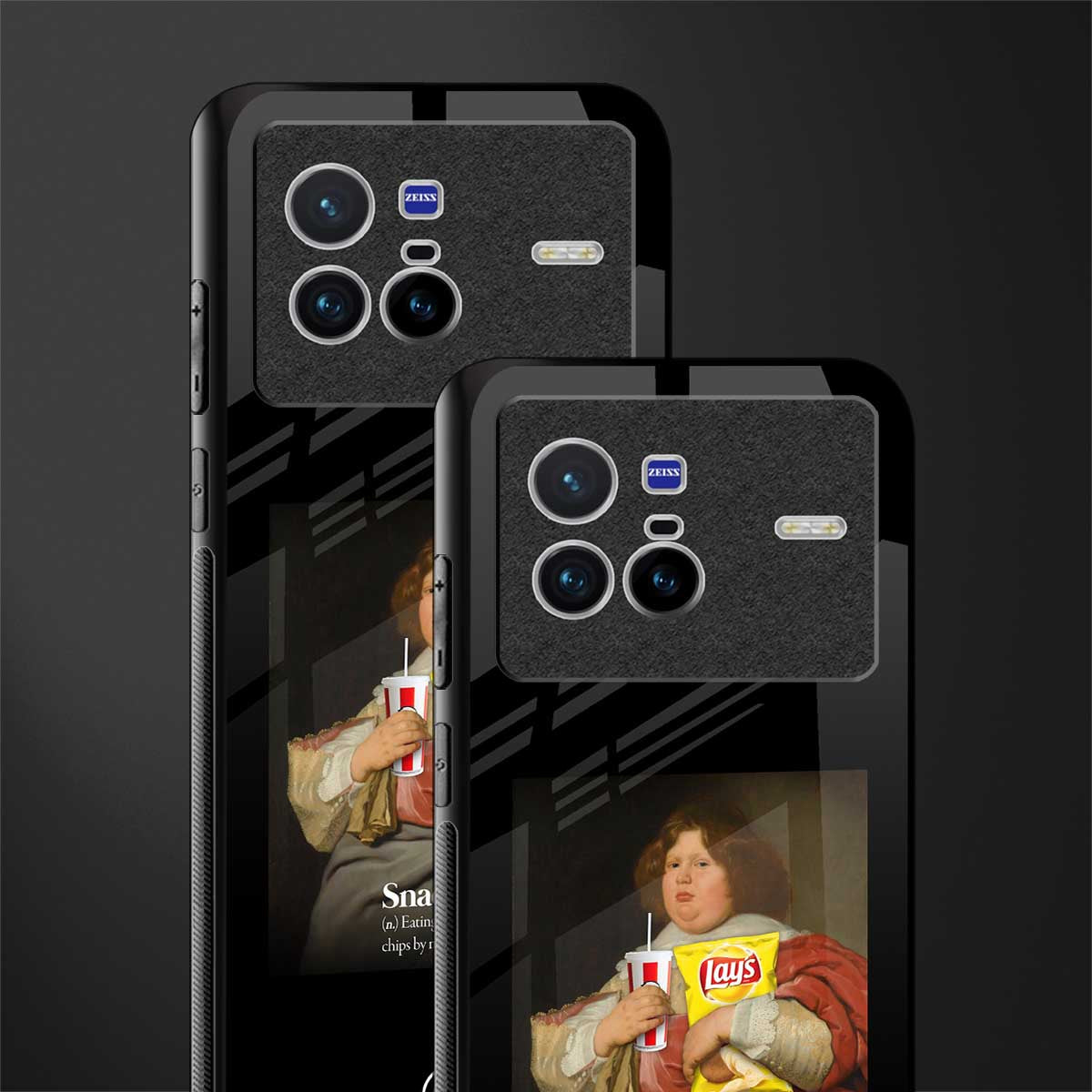 snaccident glass case for vivo x80 image-2