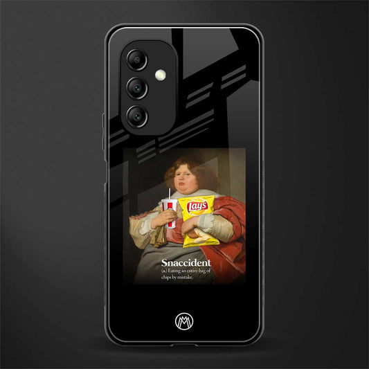 snaccident back phone cover | glass case for samsung galaxy a14 5g