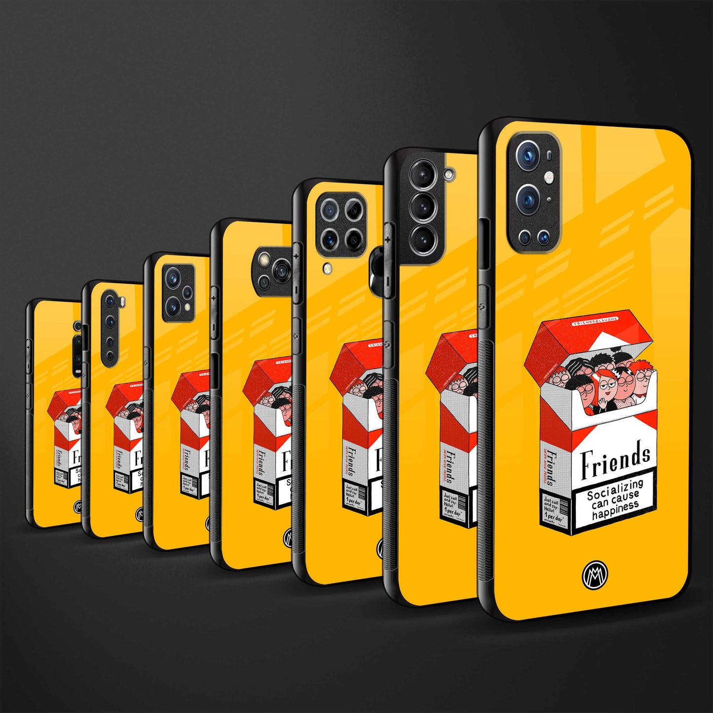 socializing can cause happiness glass case for oppo reno 3 pro image-3